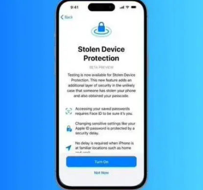 兴庆苹果授权维修店分享被盗设备保护功能开启方法 