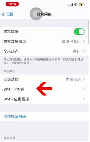 兴庆苹果14维修网分享如何给iPhone14的SIM卡设置密码 