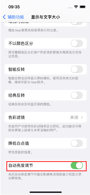 兴庆苹果15维修店分享iPhone 15 Pro系列屏幕亮度 