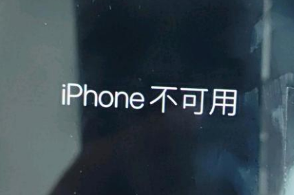 兴庆苹果服务网点分享锁屏界面显示“iPhone 不可用”如何解决 